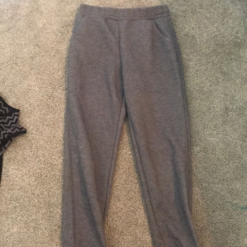 Dark gray sweats